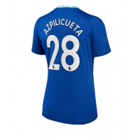 Chelsea Cesar Azpilicueta #28 Fußballbekleidung Heimtrikot Damen 2022-23 Kurzarm